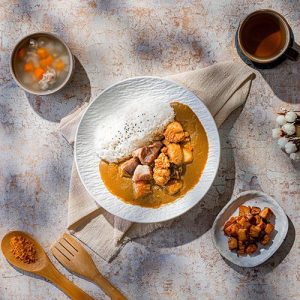 雞豬咖哩飯 Chicken & Pork Curry