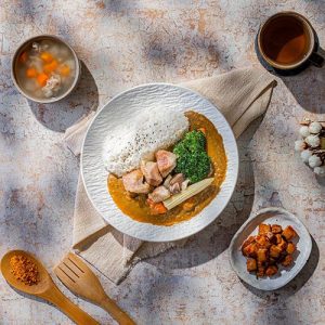蔬菜豬肉咖哩飯 Pork Curry with Vegetables